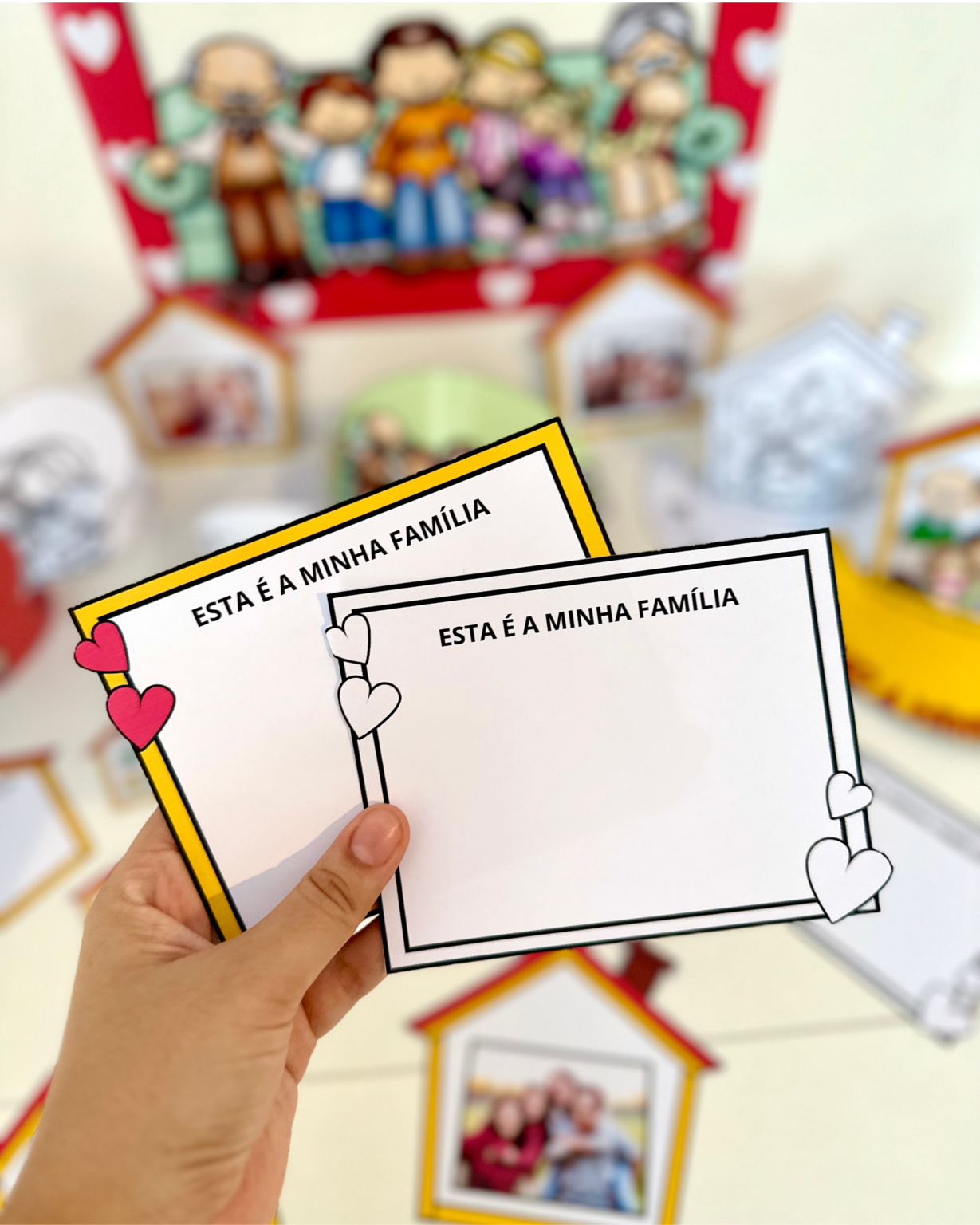 Kit Lembrancinhas e moldura Família. - Lojinha - Pedagoga Dosanjoslessa