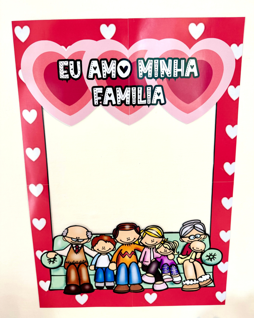 Kit Lembrancinhas e moldura Família. - Lojinha - Pedagoga Dosanjoslessa